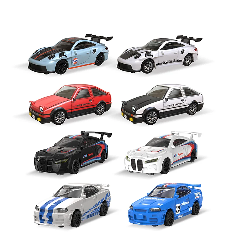 YIMI Auto da Corsa Telecomandata 4WD in Miniatura - Modello con Funzione Drift e 2 Telecomandi