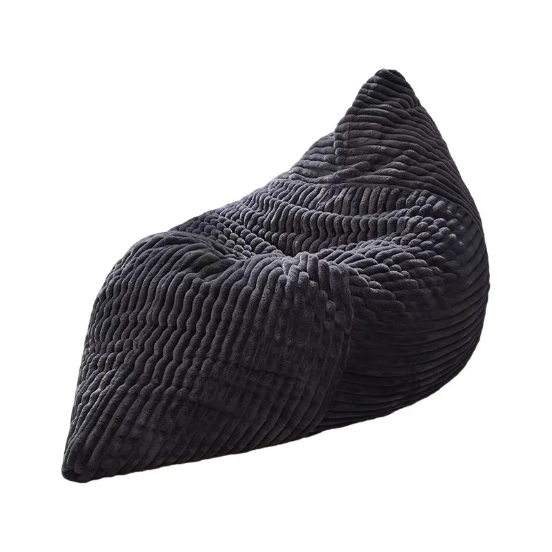 Cross-border three-in-one modern simple corduroy bean bag sofa high-density sponge comfortable foldable detachable lazy sofa