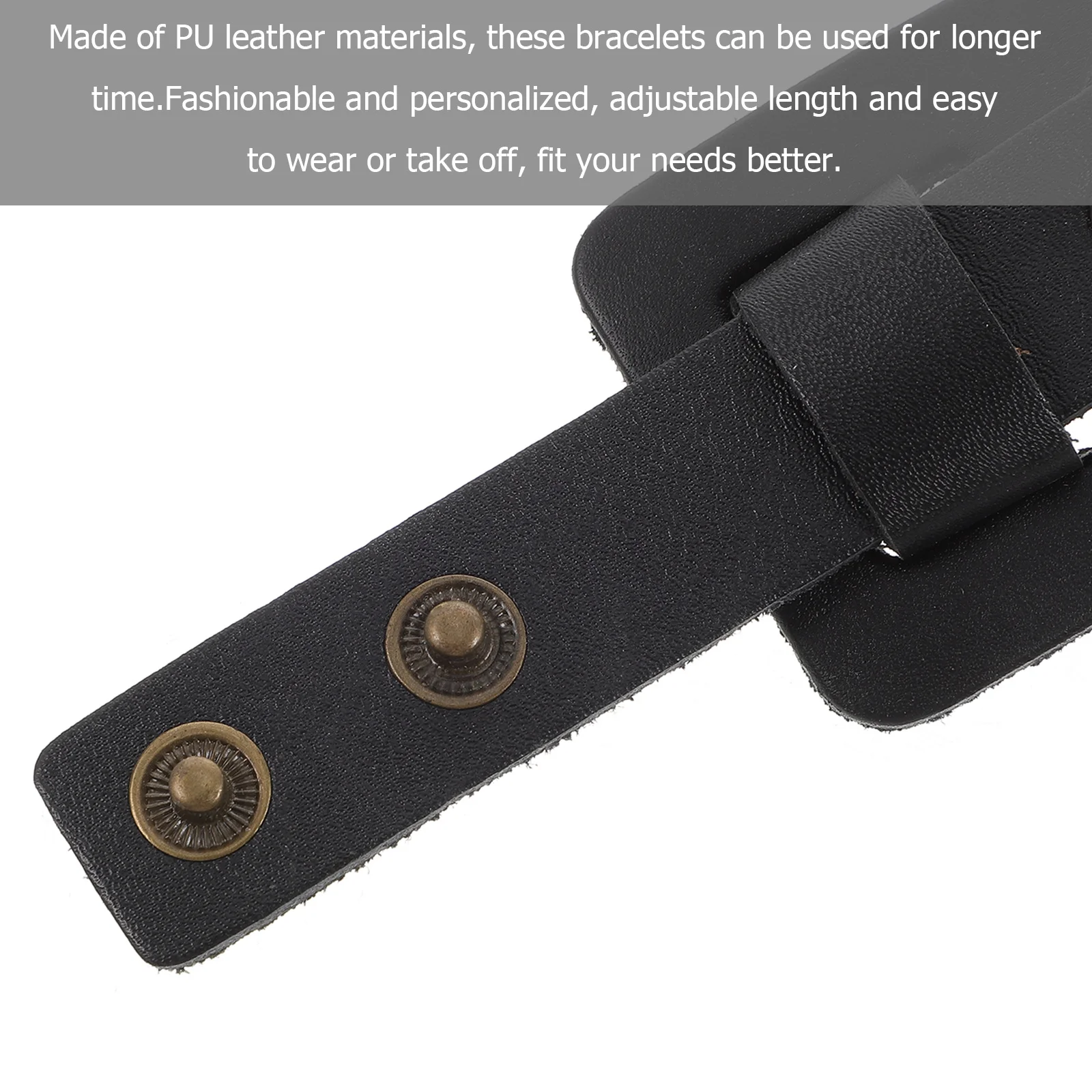 

Multi-Layer Bracelet for Men Wide Punk Cuff Wristband Retro Style Bangle Fashion Accessory Gift for Festival