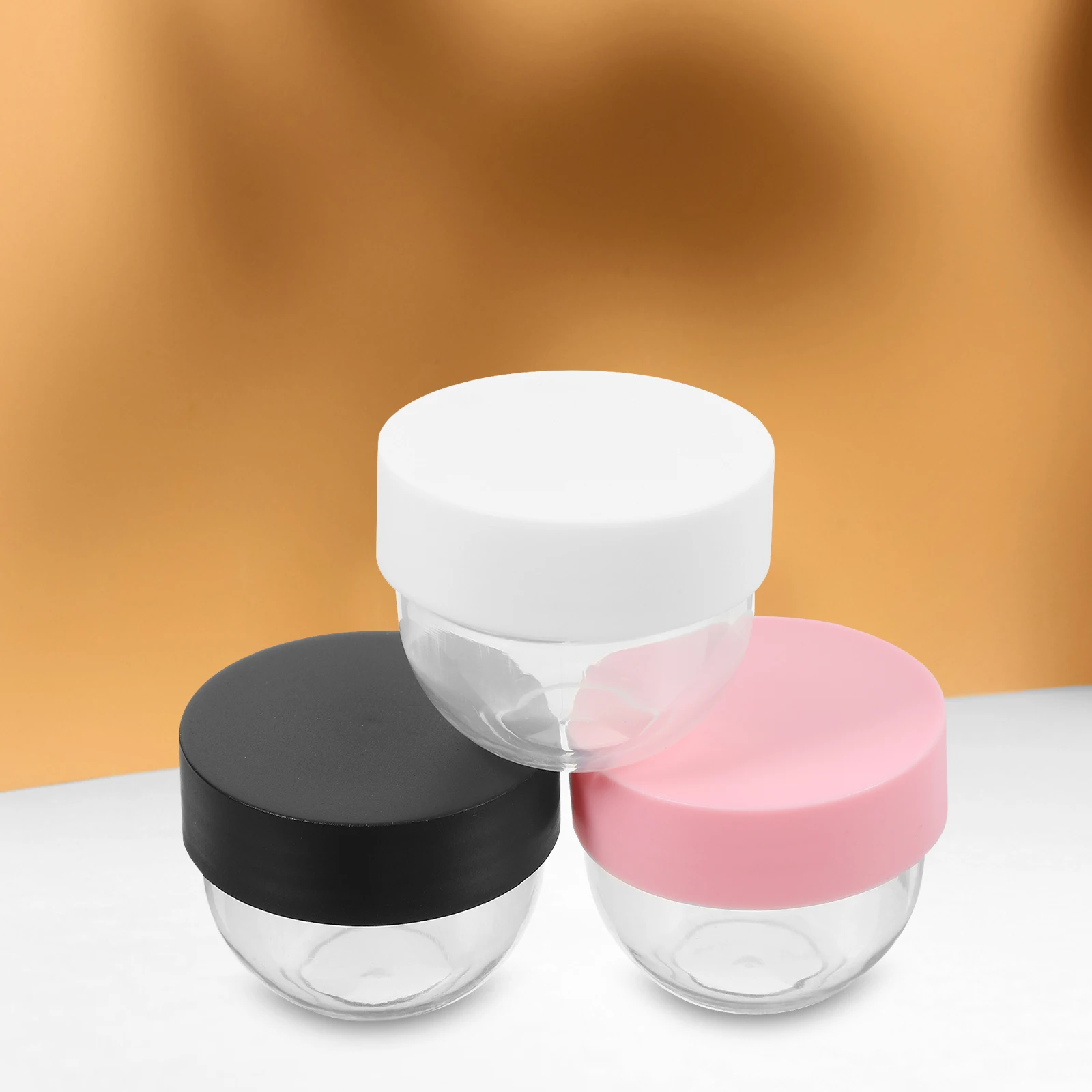 

8pcs Wide Mouth PP Cream Bottles Travel Size Containers Lotion Containers With Lids Jars Non Slip Stable