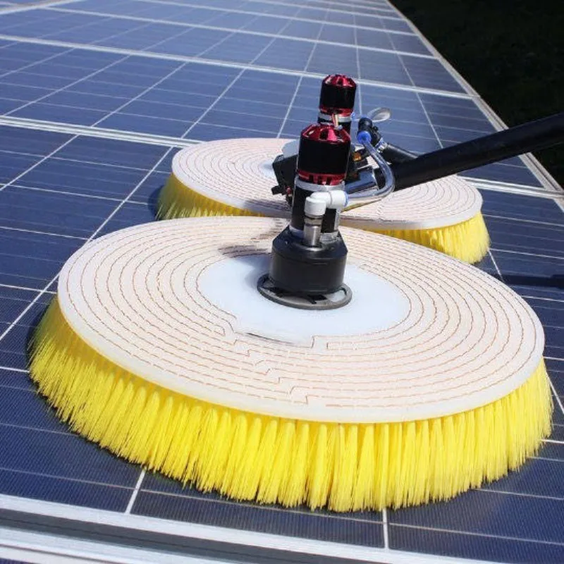 Large Size Electric Disc Cleaning Brush Head, Multi-purpose Cleaner for Solar Panel, Tile Floor & Billboard Surface