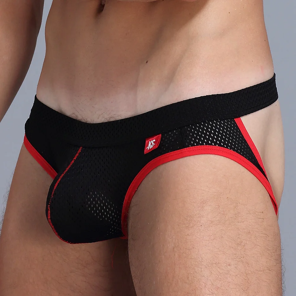 Hot-Selling Mens Sexy Gay Underwear Briefs Jockstrap Briefs G String Thongs Men Gay Penis Pouch Panties Low Rise Male Underpant