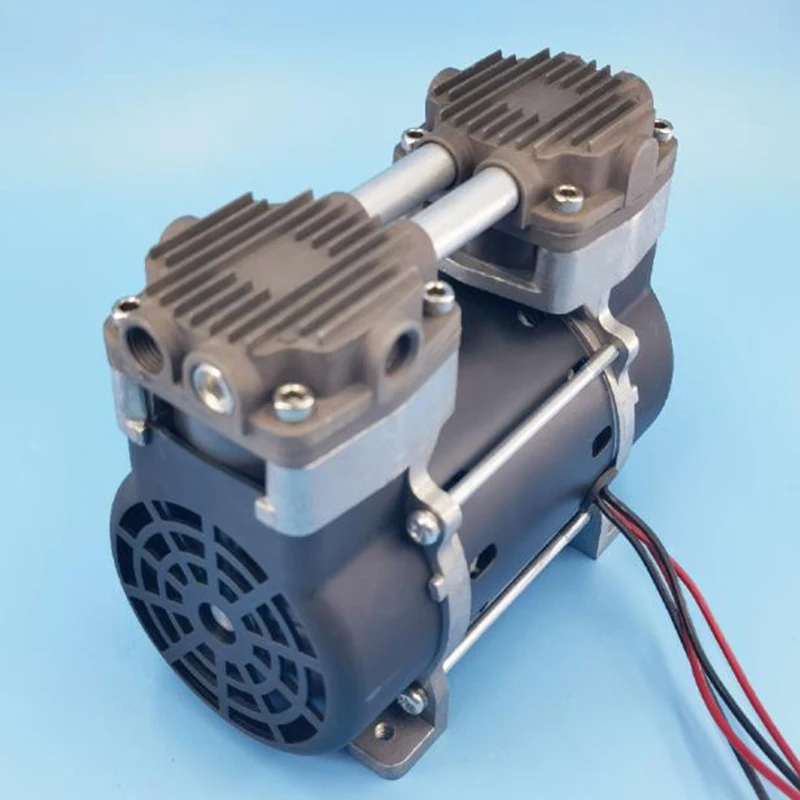 220V/110V Oil-free Vacuum Compressor Small Vacuum Pump Large Flow Charge Pump Flow Pump Piston Air Pump 145W 50L/min