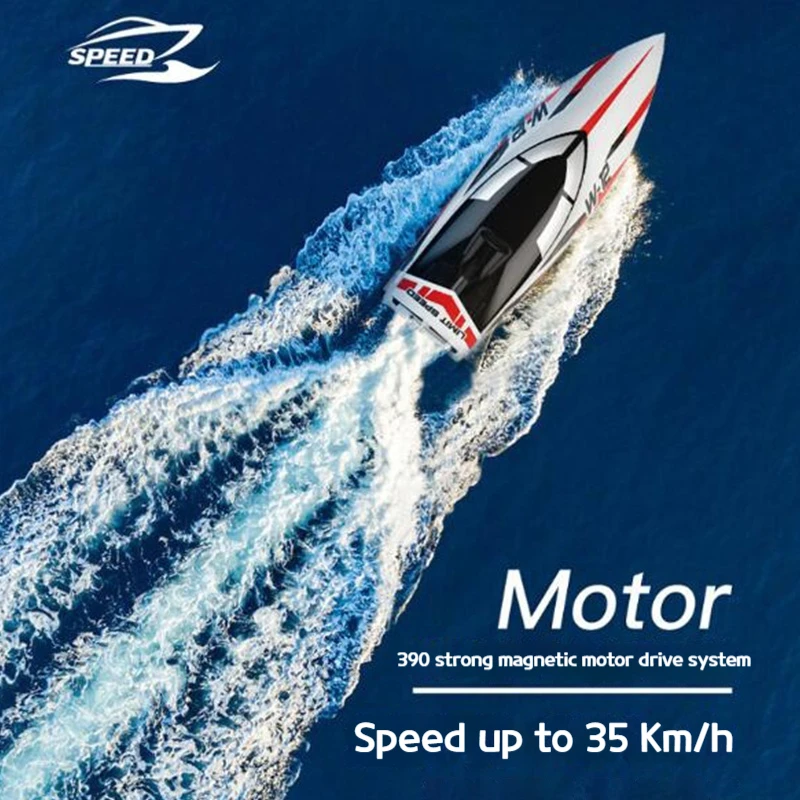 Wltoys Wl912-A Hoge snelheid Rc-boot 2,4 g Afstandsbediening Speelgoed Anti-Tip Simulatie Hobbymodel voor plezier en entertainment met water