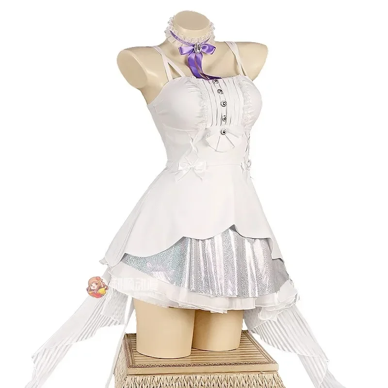 Game NIKKE The Goddess of Victory Dorothy Cosplay Costumes White Skirt Princess Dresses Lace Accessories Anime Lolita Stockings