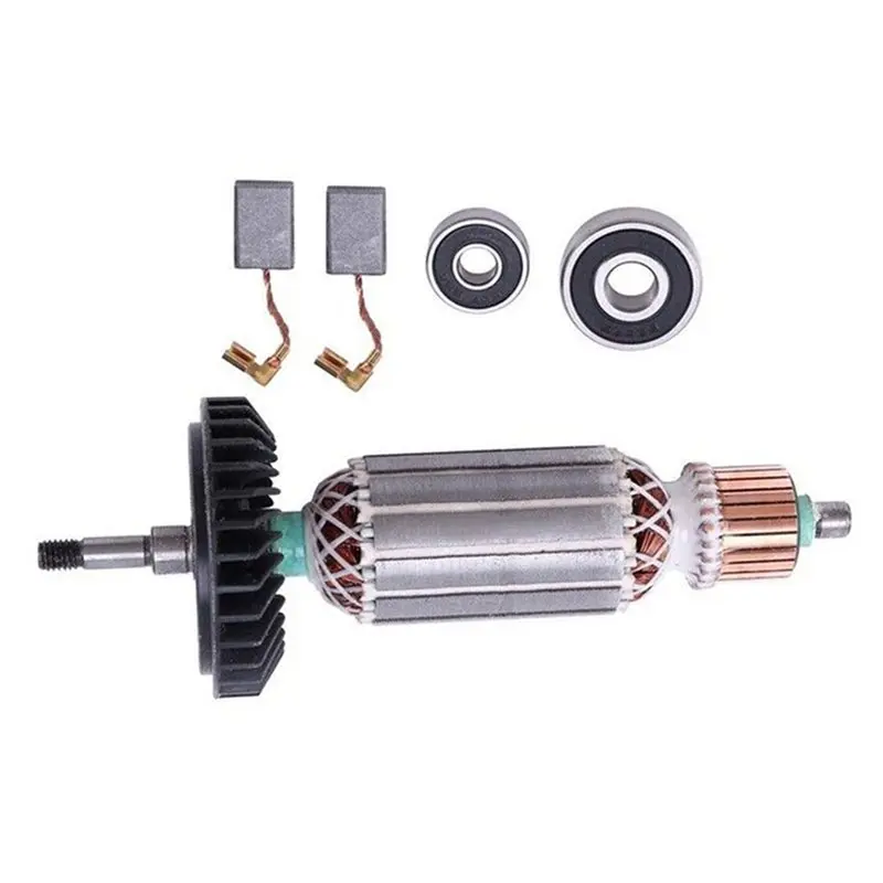 

A02F-Armature Rotor Anchor Assembly Set Includes Bearings And Brushes For 9556N 9557HN 9558NB AC220V 240V