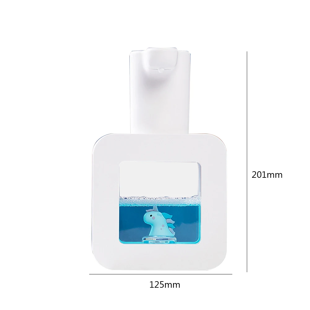 Cartoon Cute Pet Foaming Dispenser USB Charging Liquid Foam Dispensers Wall Mounted Touchless Sensor for Hotel Wash Basin