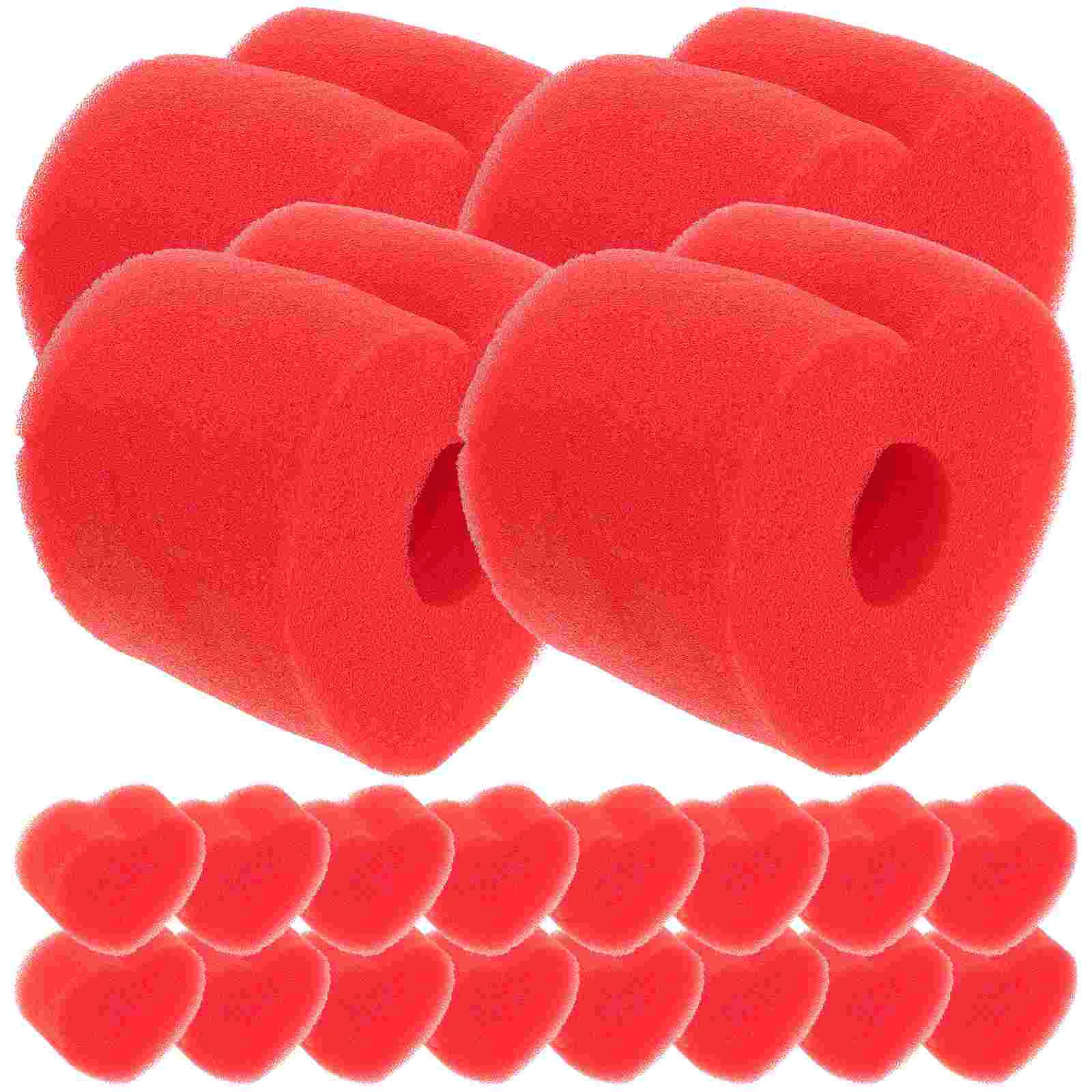 4 Sets Sponge Heart Toy Performance Prop Shaped Party Props Ball Tricks Gimmick Child Conjuring