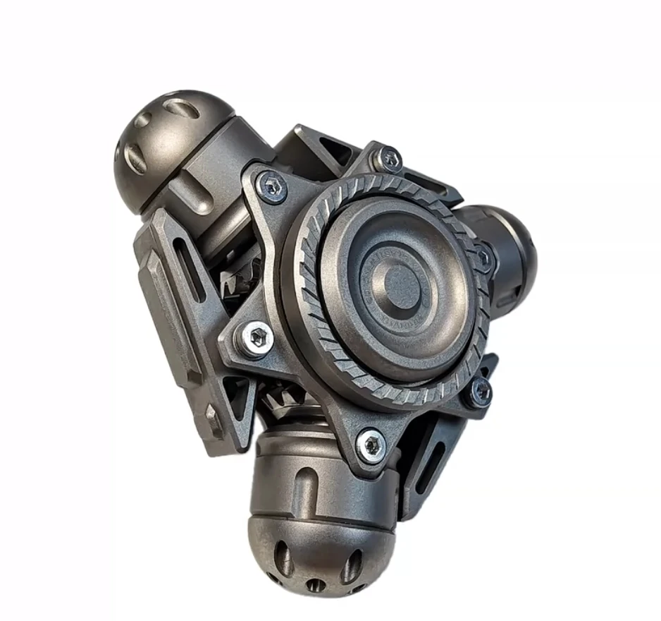 EDC Fantasy Refining Explosion Fingertip Gyroscope Titanium Alloy decompression toy