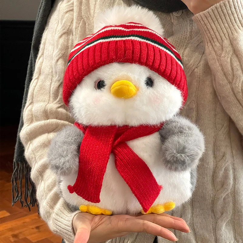 متوفر في المخزون الأصلي لينة ولطيفة البطريق الصغير ألعاب من نسيج مخملي لطيف أفخم وسادة النوم عيد ميلاد السنة الجديدة هدايا عيد الميلاد للأطفال