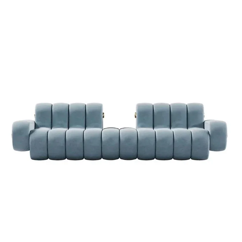 Wohnzimmer-Sofa ohne Armlehnen, modernes modulares Familien- und Hotel-Lobby-Sofa-Set