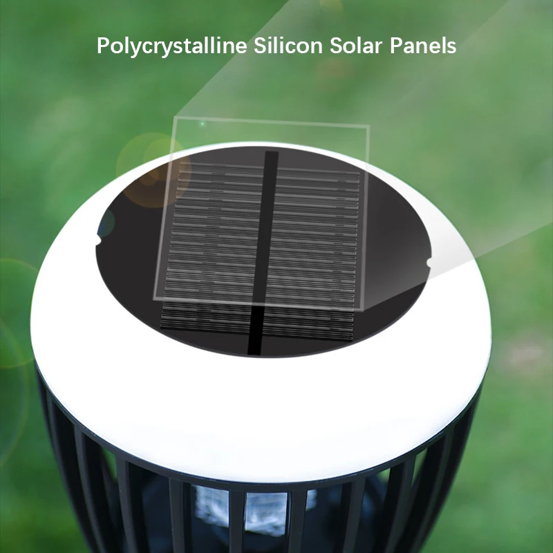 LED Solar Light Mosquito Killer Lamp Waterproof Lighting Mosquito Repellent Lamp External Fly Trap for Outdoor Garden Patio Use