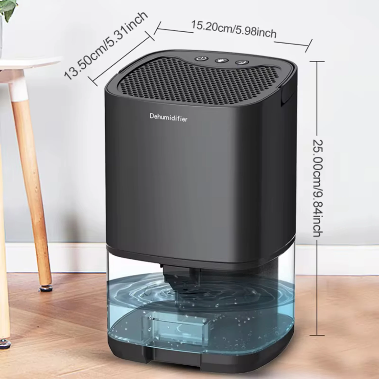 110V  Portable Air Dehumidifier with  Air Filter   Room Office Moisture Absorbers Machine Anti Humidity Air Dryer