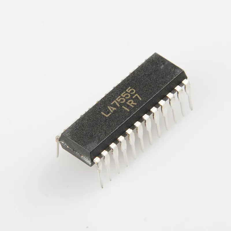 10pcs  LA7555-E DIP-22 TV IF Signal Processor IC FM AM Radio Tuner Demodulator Chip One-Stop BOM Service Electronic Components