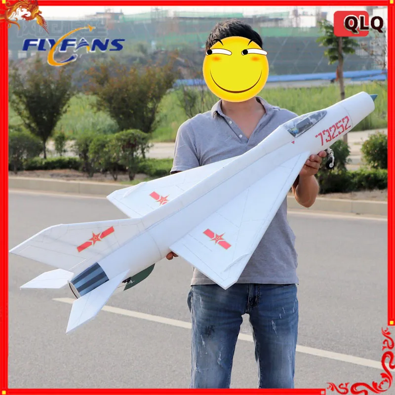 

Радиоуправляемый самолет Flyfans 4-6s J-7 70. Канальная модель с фиксированным крылом, самолет с дистанционным управлением, сборка настоящего истребителя, реактивная доска из полипропилена, игрушка в подарок