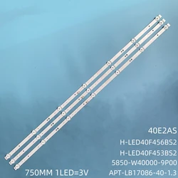 LED Backlight strip For apt-lb17086-40-1.3 5850-W40000-9P00 H-LED40F453BS2 H-LED40F456BS2 engel LE4080SM SW-LED40F305BS2