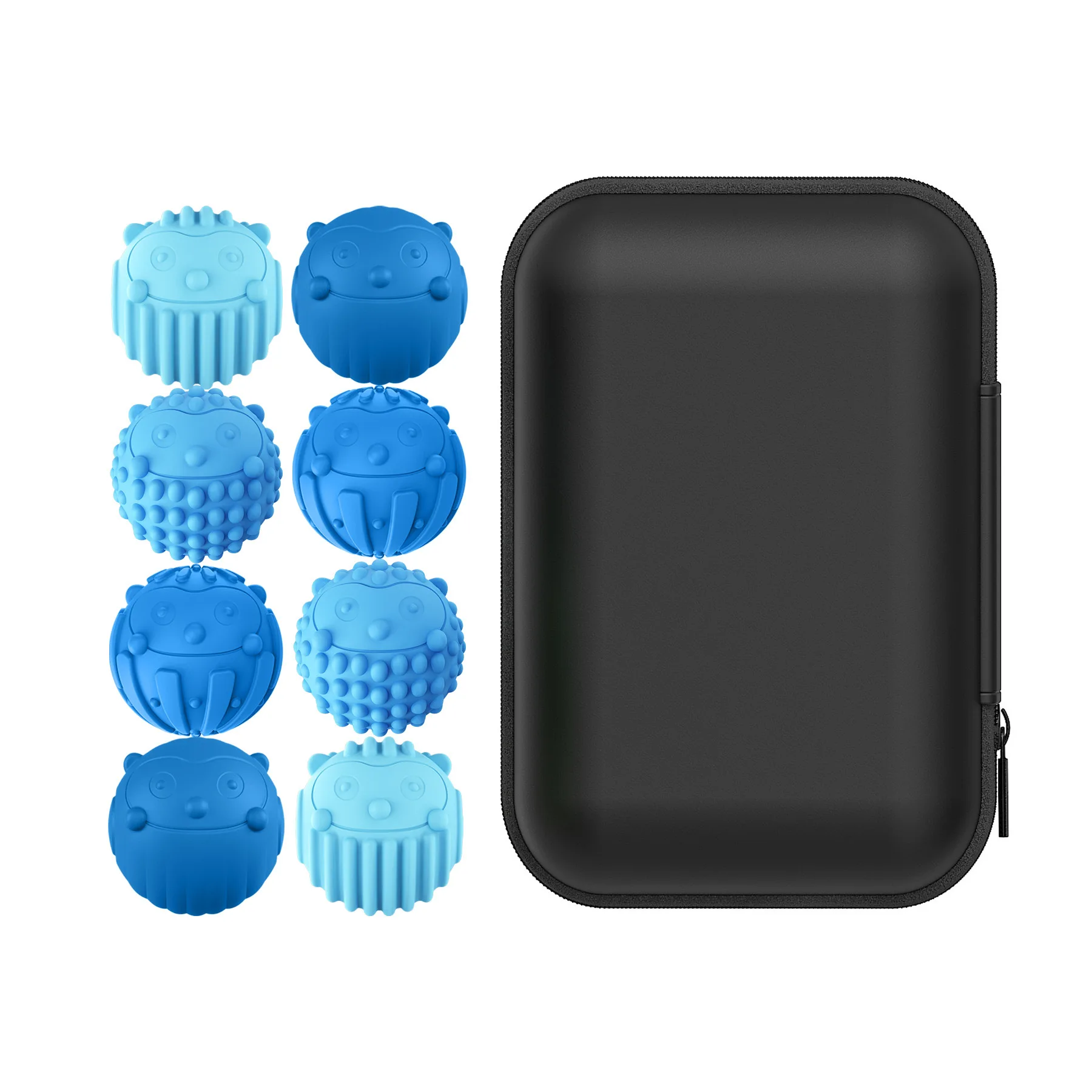 Silicone Textured Magnetic Fidget Balls for Adults & Teens 4pcs 8pcs Sensory Toys Fidgets Roller Massage Toy for Autism ADHD