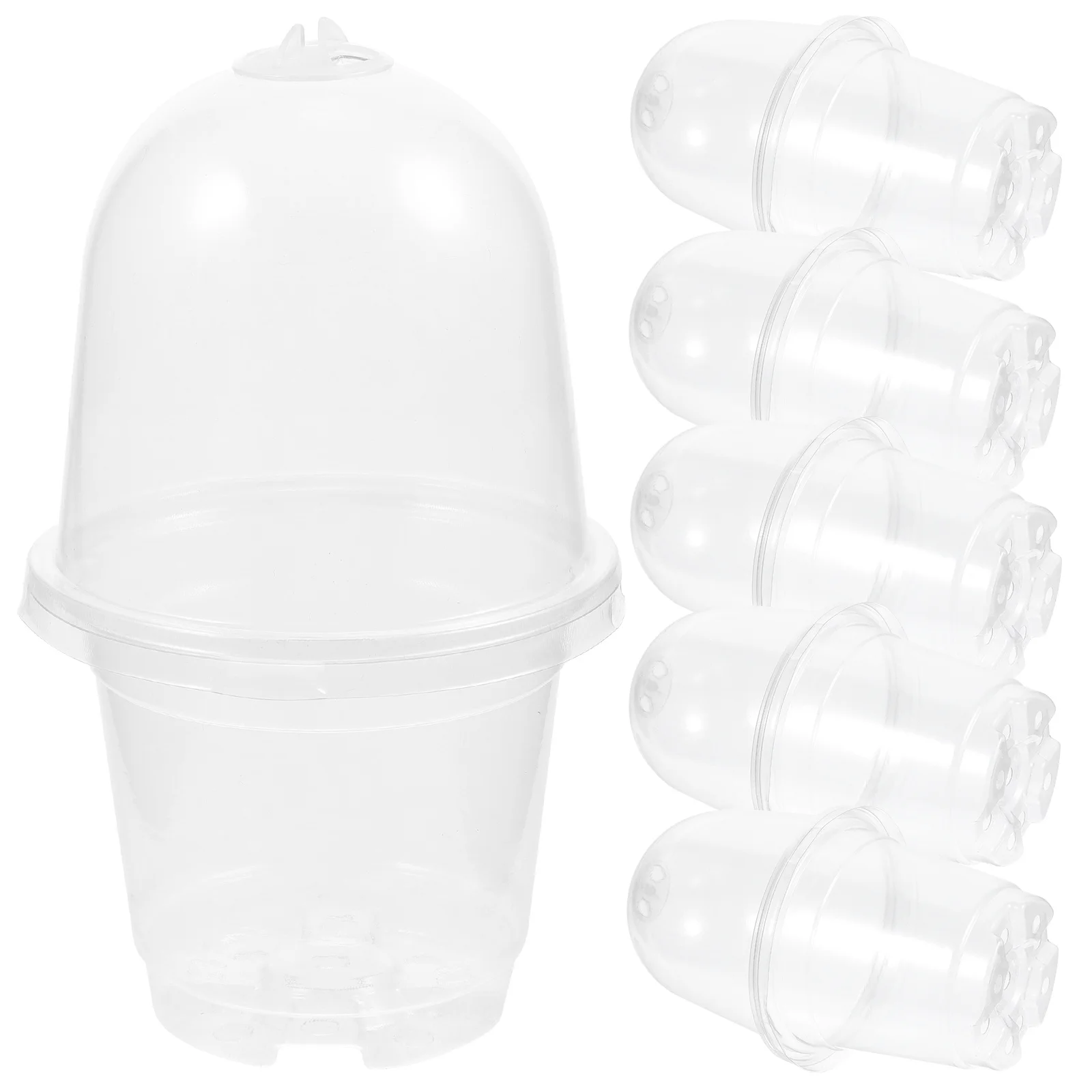 

15pcs Moisture-Retaining Seedling Pots Plastic With Drainage Holes For Indoor Outdoor Gardening Flower Pots Home Garden