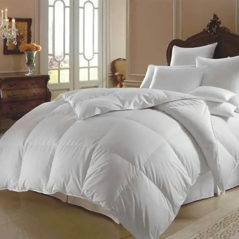 King/Double/Single Size 100% White Goose Down Comforter for Autumn Winter Duvet Insert Blanket Filling Feather Down Quilt Duvet view 4
