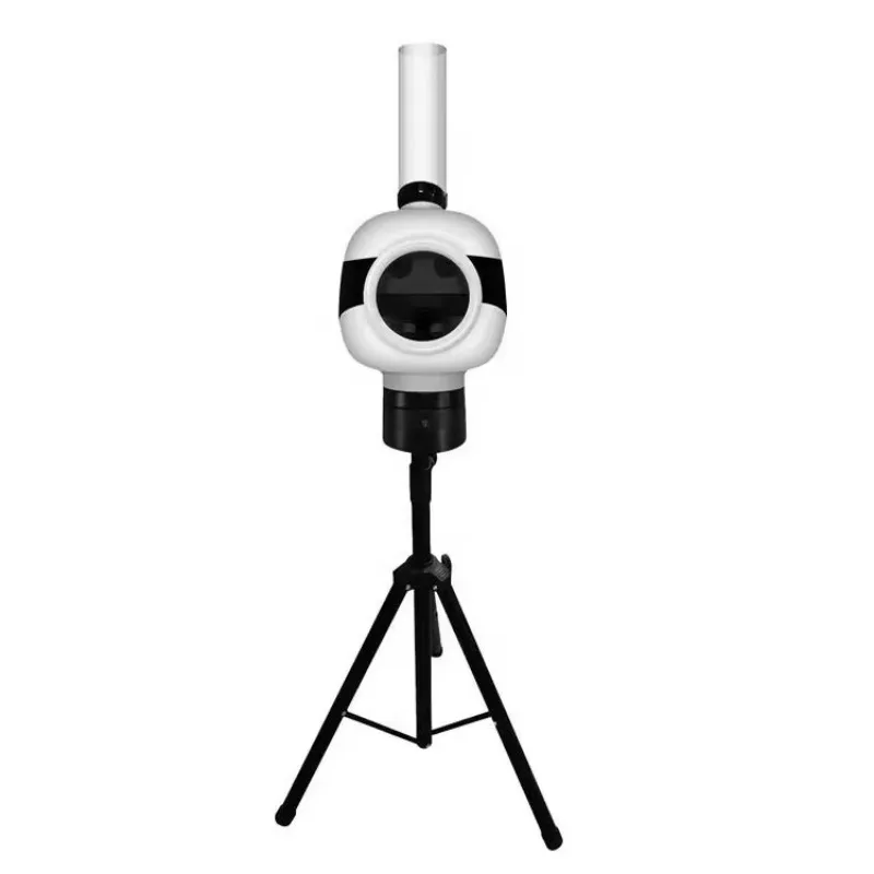 Automatic Transmitter Sports Training Can Be Customized Logo and Shake Lifting Bracket with Adapter Badminton Machine