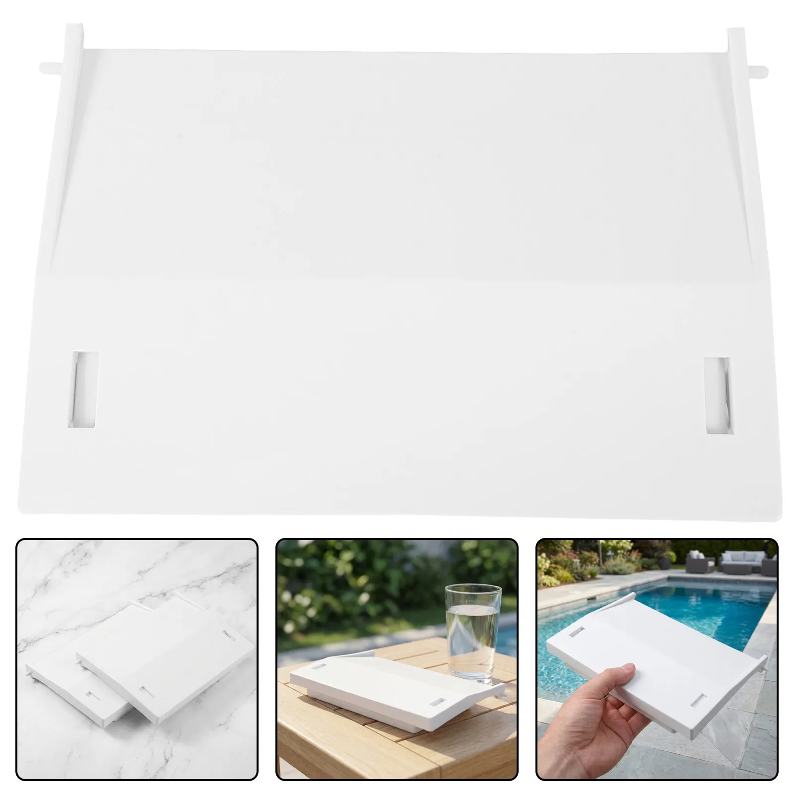 2Pcs Pool Skimmer Flapper Door Replacement Strong Plastic Shield for Inground Skimmer Parts Enhanced Water Circulation