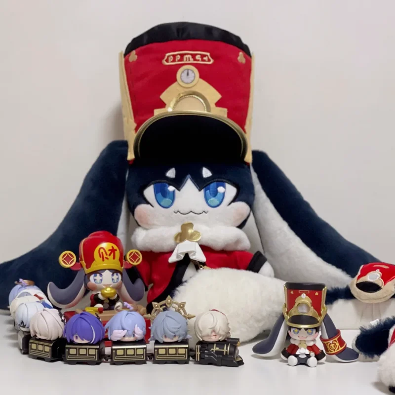 

New Mihoyo Honkai Star Rail Game Puppets Cute Cartoon Conductor Pam Cotton Doll Anime Figure Kawaii Pillow Christmas Toys Gifts