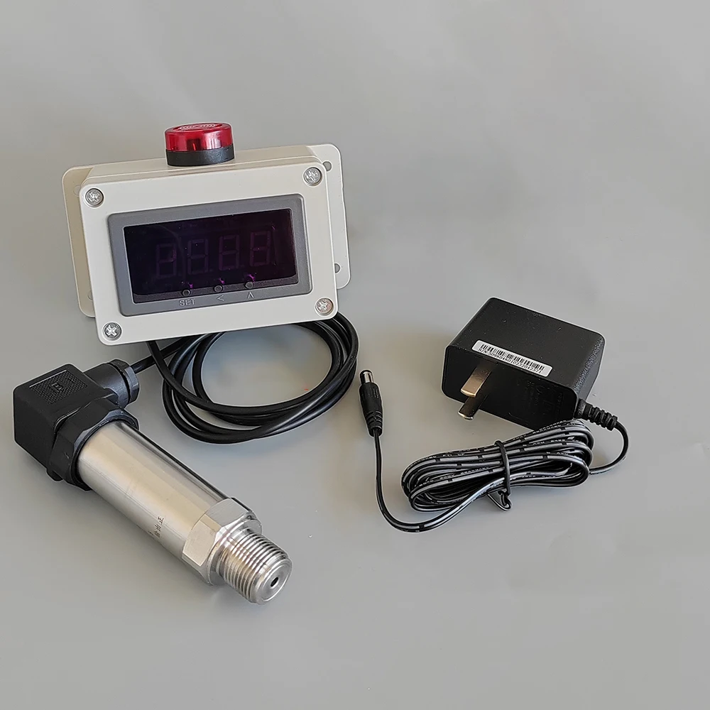 Digital Display Pressure Alarm Barometric Air Oxygen High Differential Water Pressure Negative Vacuum Piping Electronic Sensor
