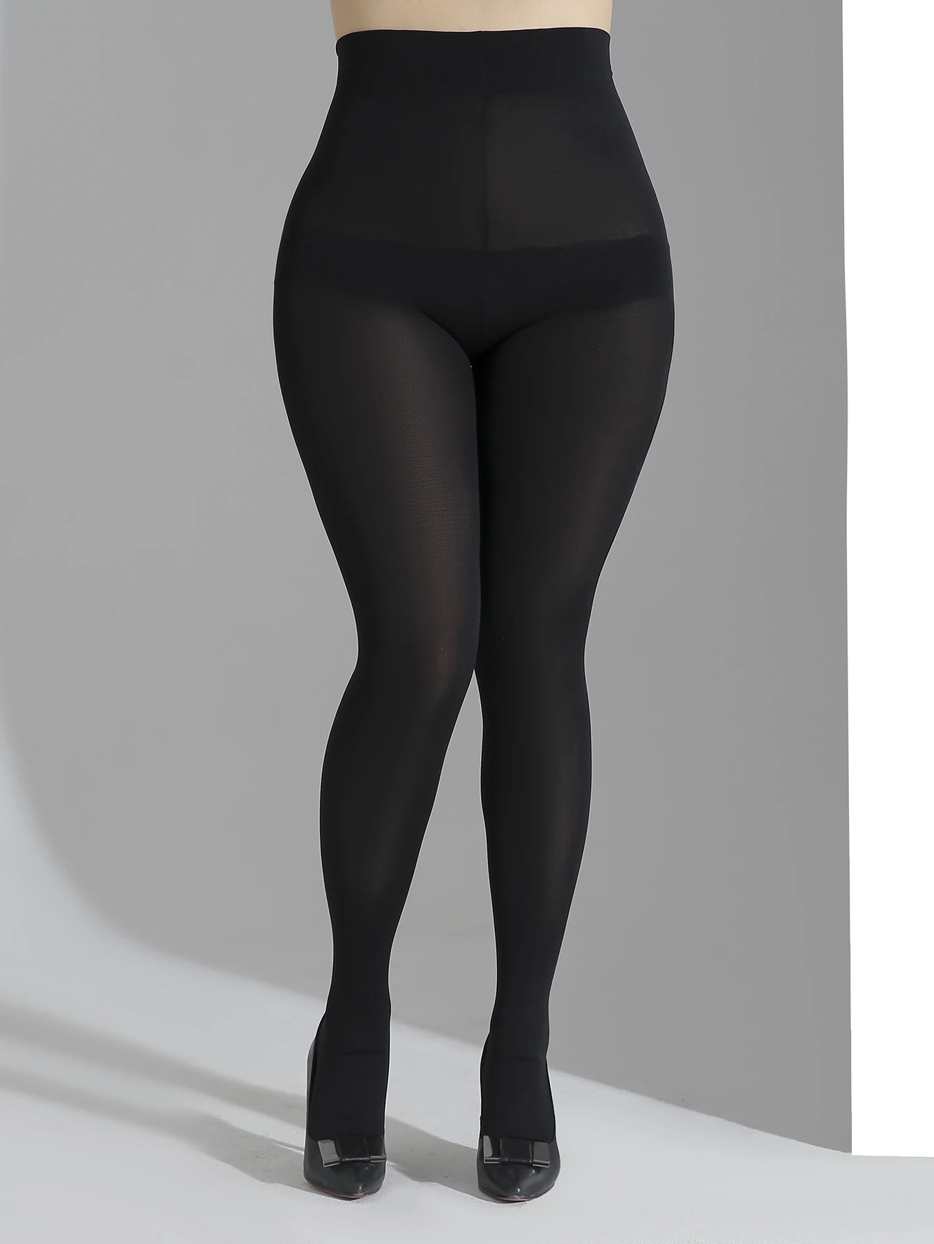 Pończochy 300D classic plus fat plus jedwabne