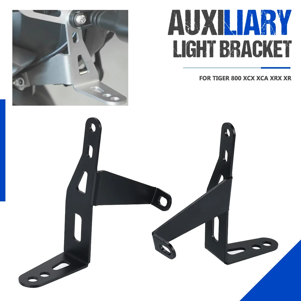 

For Tiger 800 2010-2022-2023-2024 Auxiliary Light Mount Holder Lower Fog Lamp Bracket Tiger 800 XC XCA XCX XR XRT XRX XCA XCX