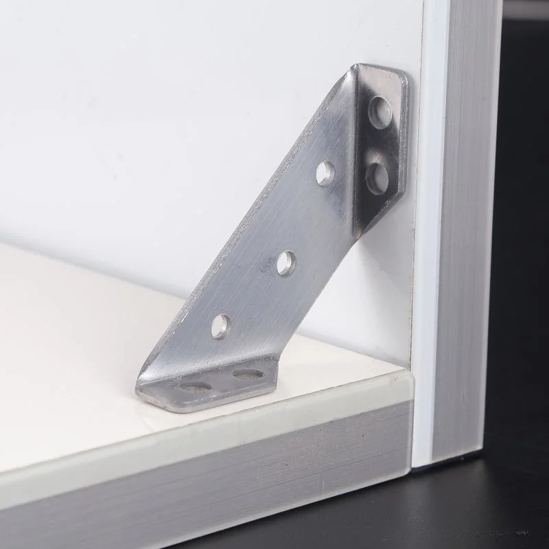 Heavy duty stainless steel angle brackets - multifunctional, three sided support cabinets and metal frame brackets for cabinets