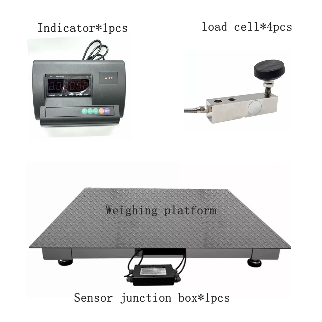 Electronic Platform Small Scale  Factory Logistics Electronic Scale Thickened Platform Weighbridge Weighing Pig and Cow