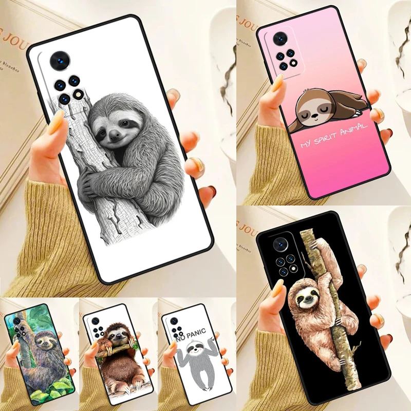 Interesting Sloth Case For Samsung Galaxy S24 Plus S23 S20 S21FE Lite S22 Ultra Note 20 S8 S9 S10 Phone Coque