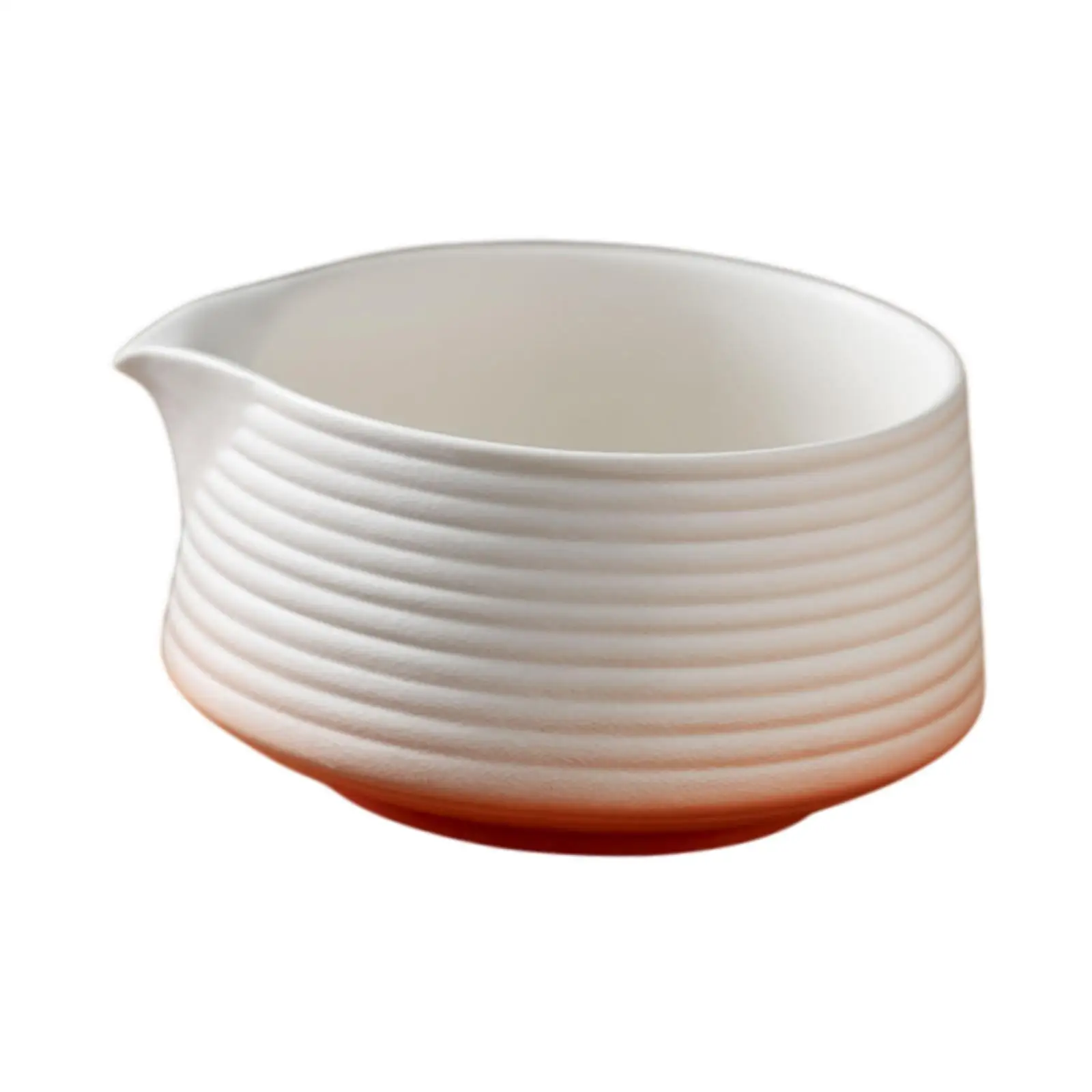 Matcha Bowl with Pour Spout Multifunctional Tea Making Tool Ceramic Bowl for Restaurant Kitchen Home Dining Room Tea Lovers