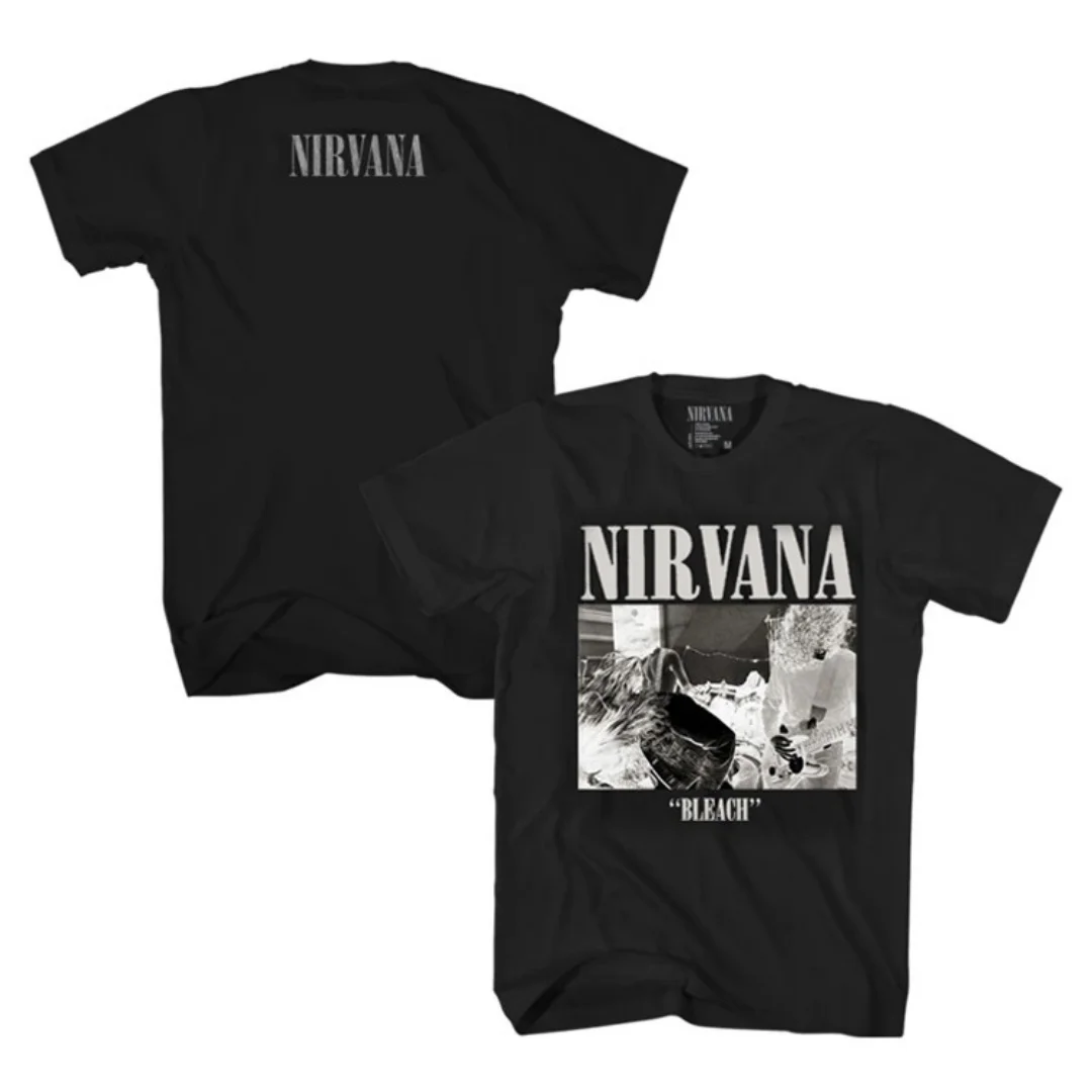 

Nirvana band rock t-shirt short sleeved kurt cobain kotter short sleeved t-shirt Men's and Women's T-shirt for Unisex T-shirt