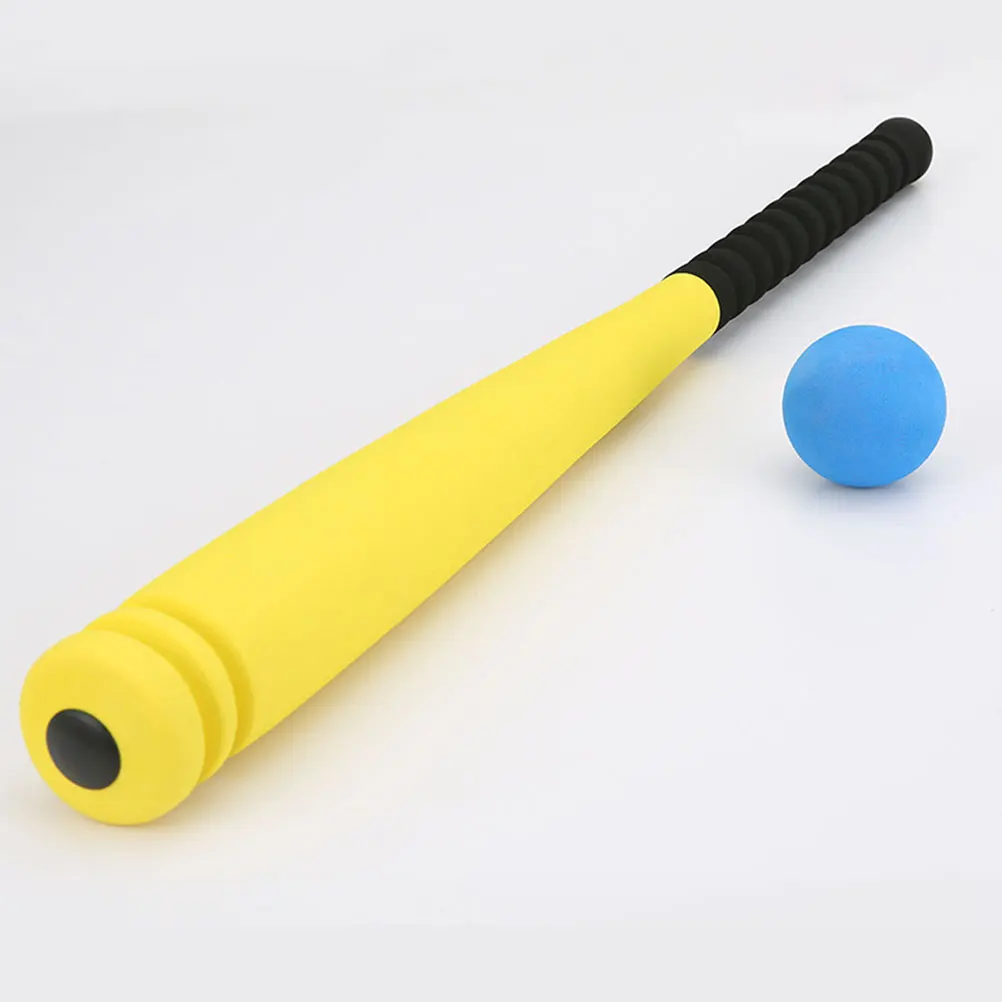 

2 Sets Baseball Bat Red Foam Training Toy Baseballs Toddler Kids Safe EVA Material Home Plate Baseball