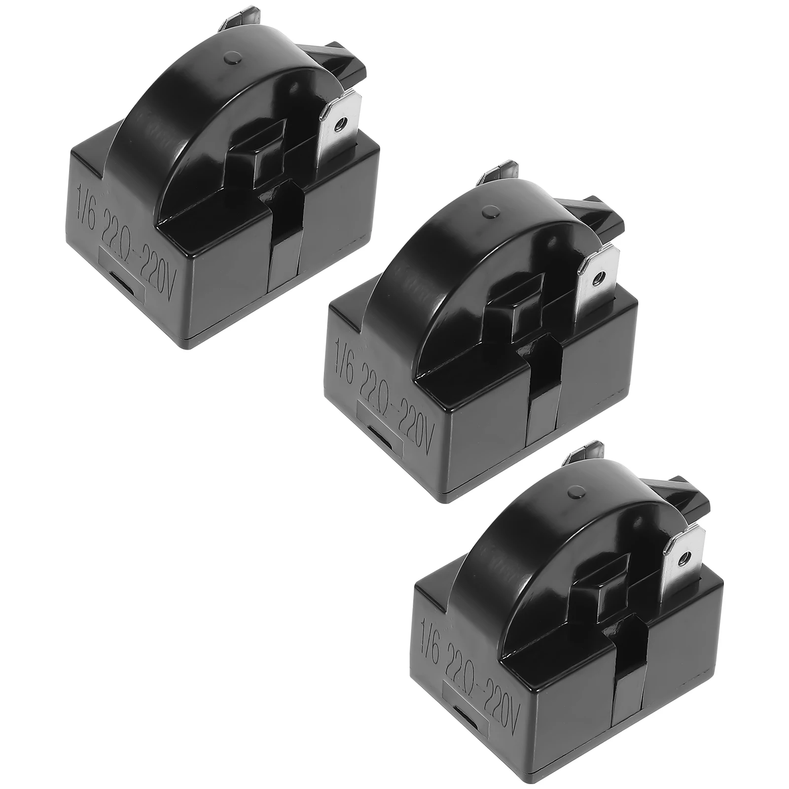 

3pcs PTC Starter Refrigerator Mini Fridge Freezer 220V Compressor Relay Protector 22Ohm Parts Accessories Overload Starter