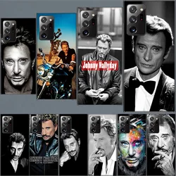 Johnny Hallyday Music Black Phone Case for Samsung A17 A37 A57 A55 A35 A25 A15 A54 A14 A24 A34 A13 A23 A33 A53 A07 A05S A04S A03