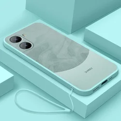 Liquid Silicone Soft Case For POCO X7 Pro Redmi Turbo4 Lanyard Ultra-thin Anti-fall Cover For Redmi Turbo 4 Bumper Funda