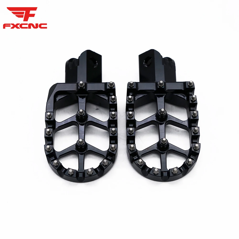 

For Honda CRF50 XR 50 70 110 Motorcycle Dirt Pit Pivot Bike Sharp Teeth Foot Pegs Footpegs CNC Aluminum Footrests