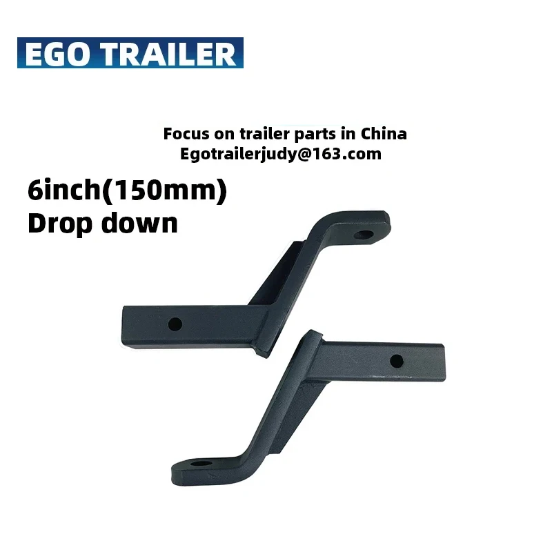 

EgoTrailer 6inch Drop Towbar Tow Bar Ball Mount Tongue Hitch Trailer Car RV boat parts accessories