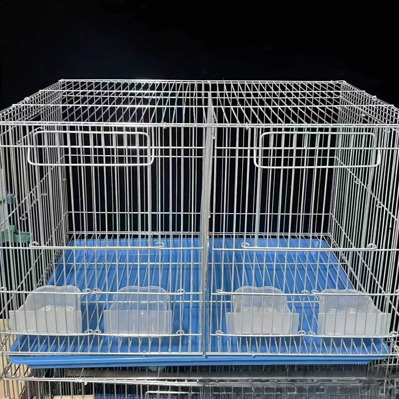 Large space galvanized breeding cage, tiger skin starling, peony cockatoo cage, electrogalvanized parrot breeding cage