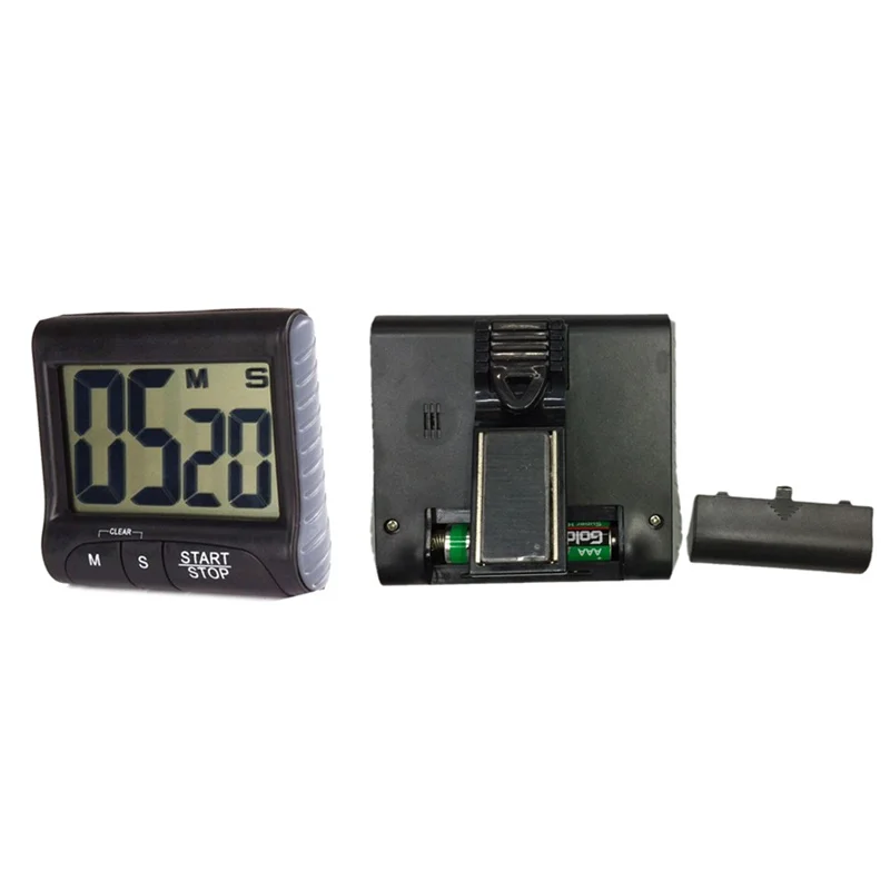 Big Screen Function Timer With Stand Magnet Kitchen Timer Countdown Timer Electronic Reminder