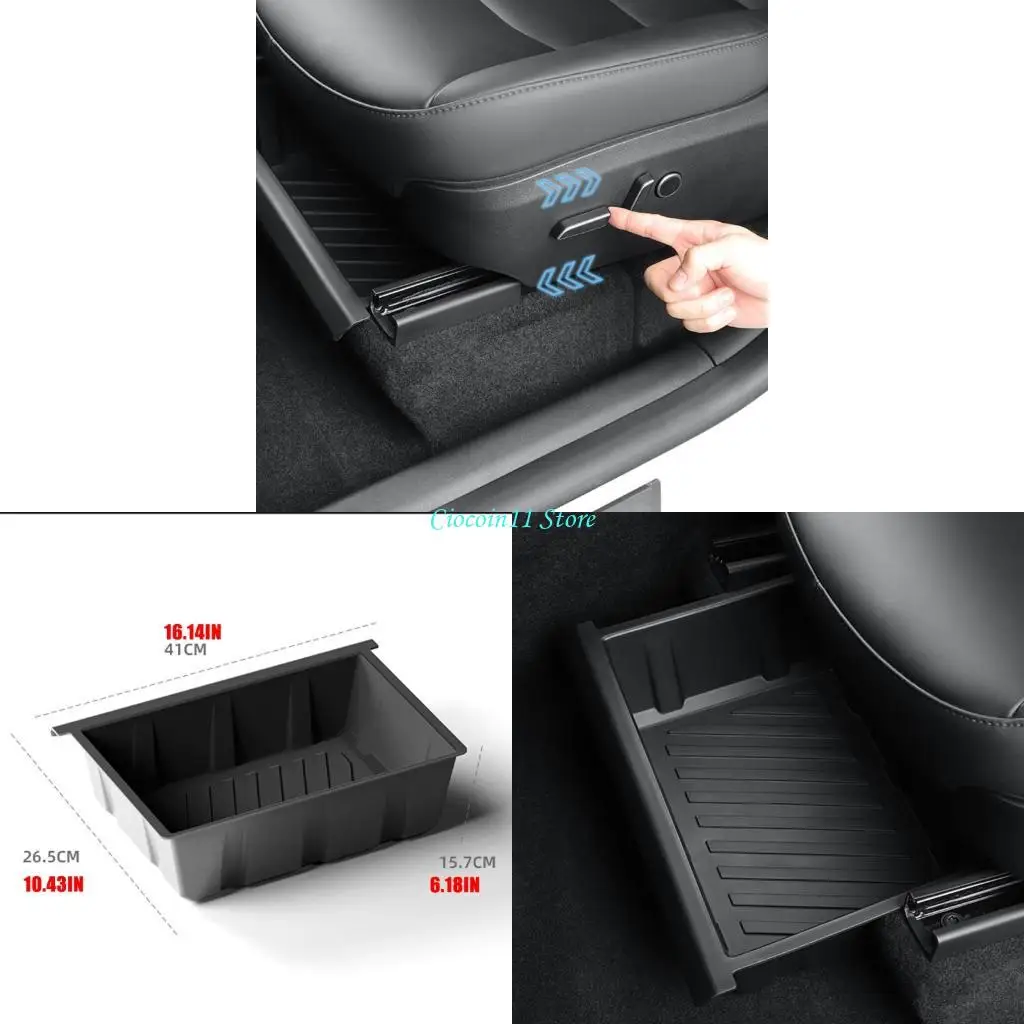 

Y1UB Automotive под контейнером для хранения сидений Компактные конструкции без скольжения Организатор транспортных средств для