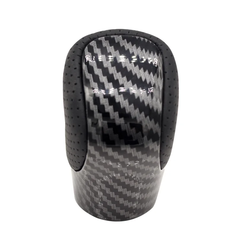 For Lexus ES carbon fiber shift knob 8mm automatic gear head seam red line shift lever knob