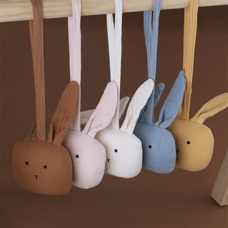 

Cartoon Rabbit Shape Cotton Baby Pacifier Chain Clip Soother Nipple Holder Clasps Dummy For Newborn Feeding Baby Accessories