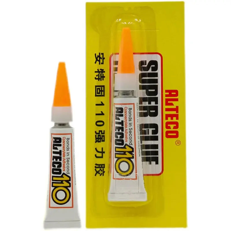 3Pcs Alteco 110 Super Glue Adhesive Quick Cure High Strength Multi-Purpose Adhesive for Durable Bonding