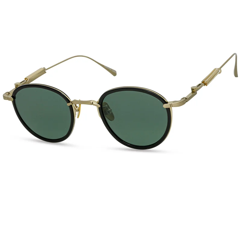 

European and American fashion polarized sunglasses women's high-end street photography trend polygonal box women's polarized sun