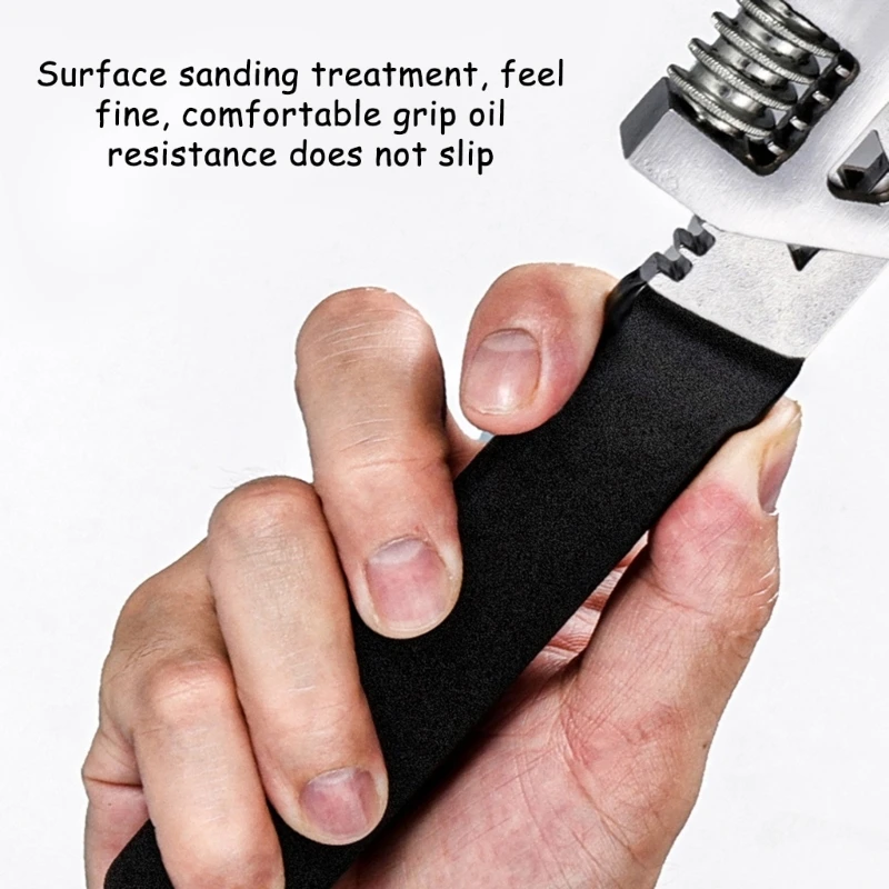 Wrench Spanner Set with Comfortable Grip Handle for Tight Space Home Maintenance