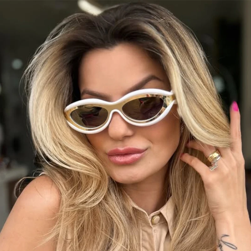 

Vintage Style Cat Eye Sunglasses Women Fashion Trends Luxury Unique Big Frame Sunglasses Female Retro Shades UV400