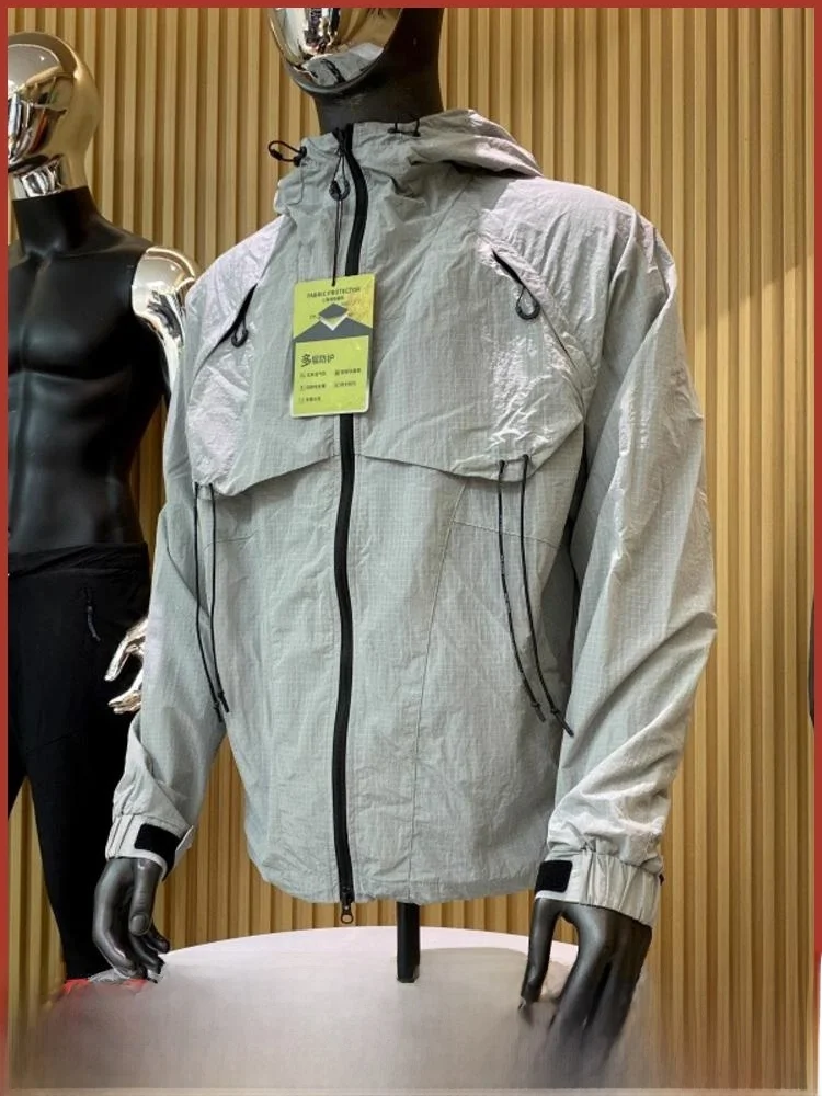 ملابس العمل التكتيكية المصنوعة من النايلون في الهواء الطلق مع غطاء محرك السيارة للأزواج موسم الخريف الوقوف صالح سستة إغلاق يندبروف الشباب Faion #1